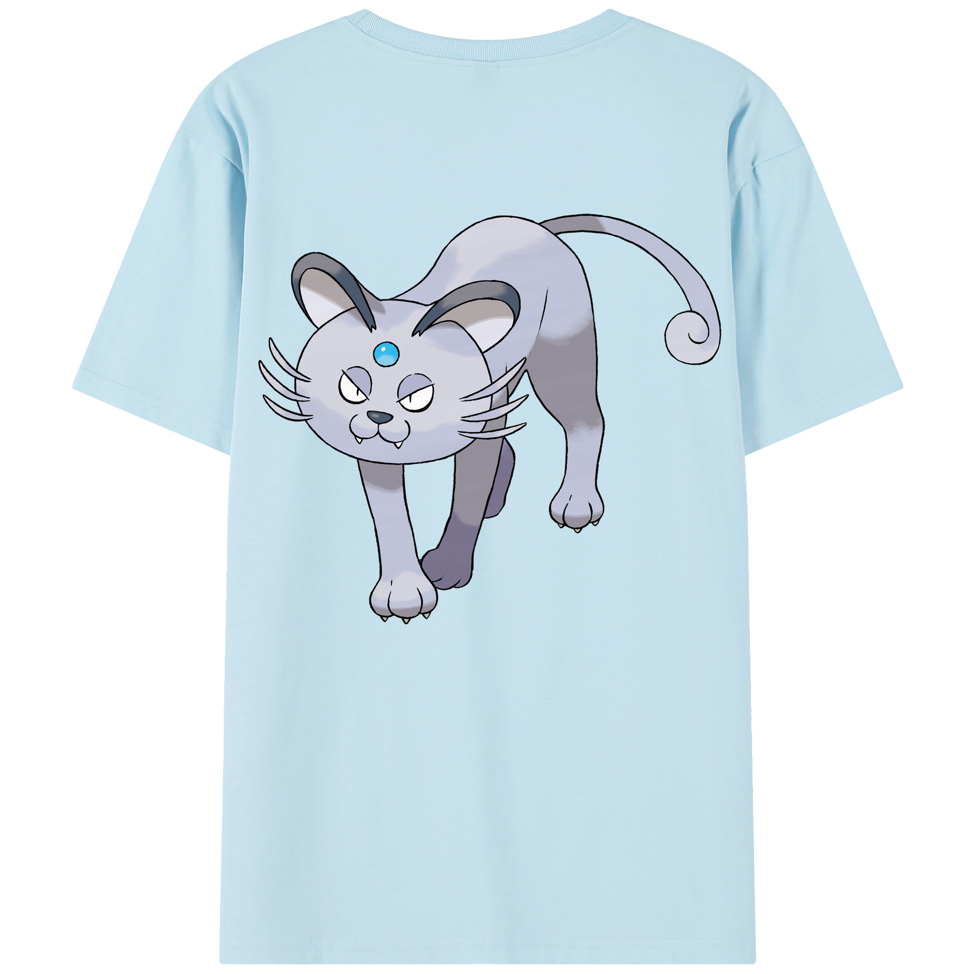 （画像用） ポケットモンスター Pokémon 綿100％半袖Tシャツ（背面プリント）